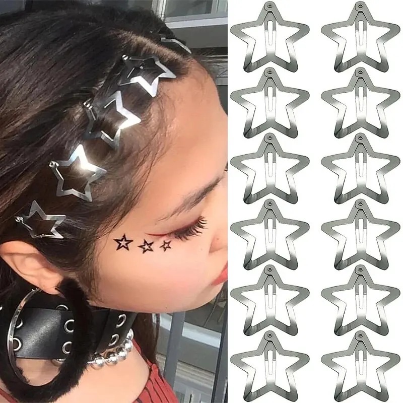 Bobby Pin Bulk - 2–100 Stück Stern-Haarspangen für Mädchen, filigrane
