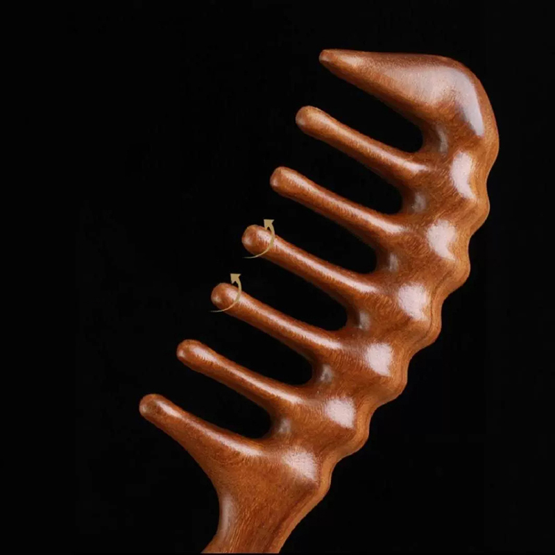 Hair Care Long Hair - Natürliche Sandelholz Haar Kämme Anti-Statische Holz