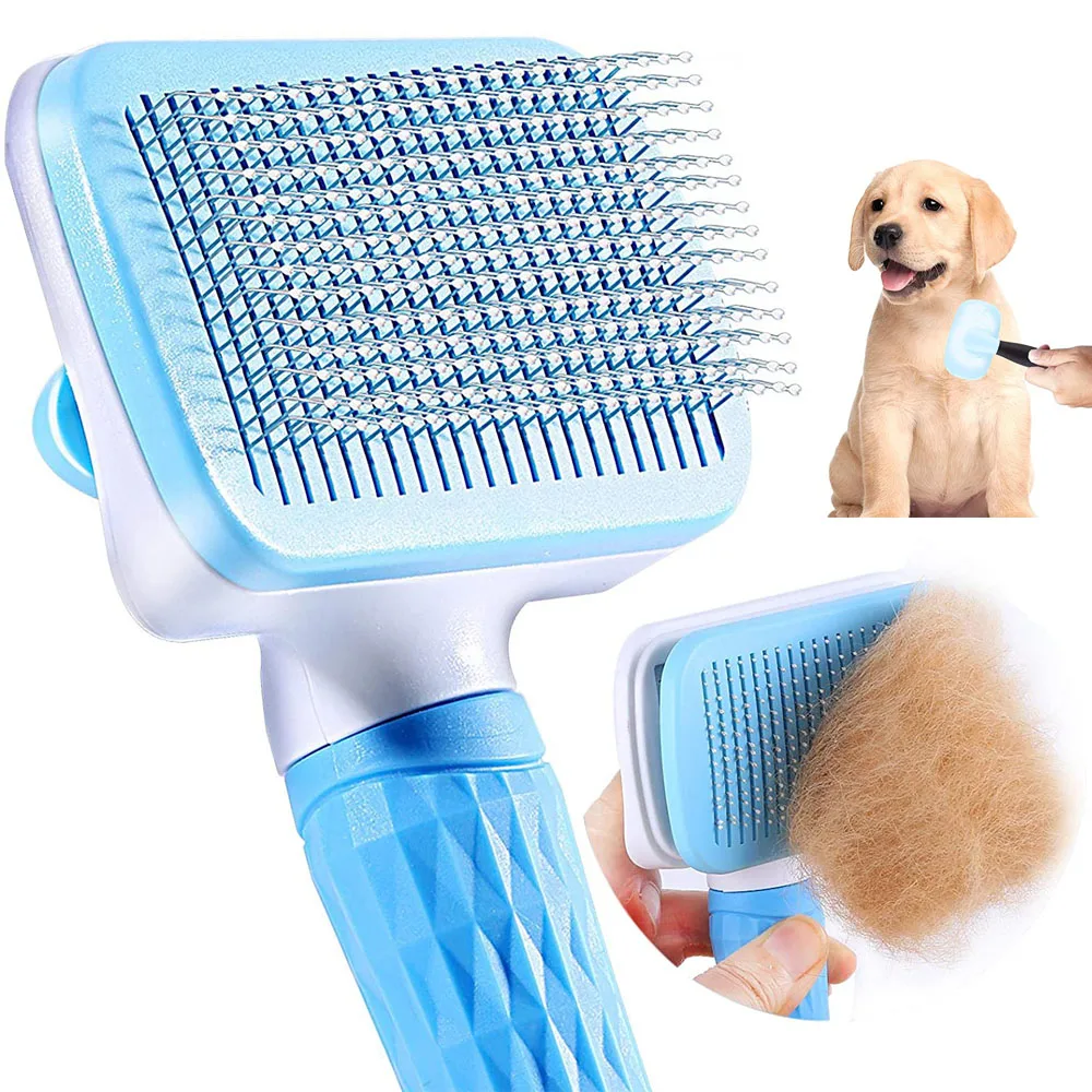 Hair Care Long Hair - Hundehaarentfernungsbürste Katzen- und Hundehaarpflegekamm für langhaarige