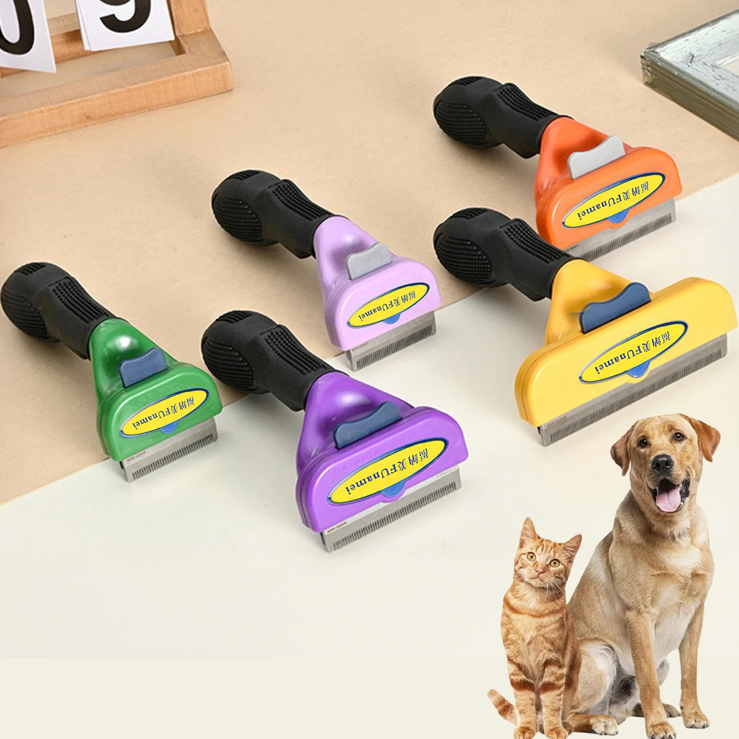 Hair Care Long Hair - Hundebürste Pflegezubehör Tierhaar-Entknoter für Große Hunde