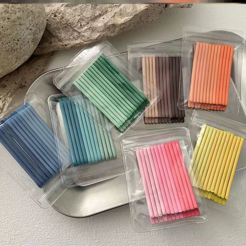 Bobby Pin Bulk - 12 Stück Bonbonfarbene Metall-Haarspangen, Lockige Wellenförmige