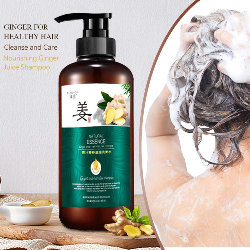 Hair Care For Dry And Frizzy Hair - Ingwer Haarwachstum Ätherisches Öl Shampoo Natürliche