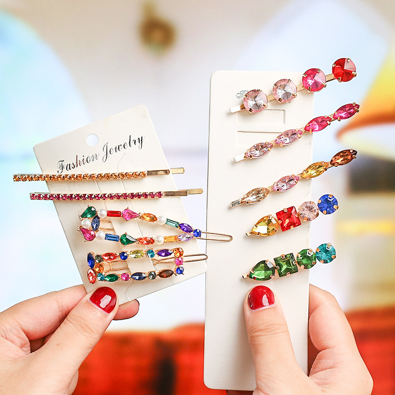 Bobby Pin Bulk - 2020 neue Multicolor Kristall Mode Haarnadeln