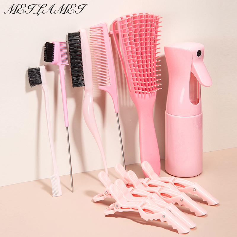 Hair Care Long Hair - Entwirrungsbürste, 10-teiliges Haarbürsten-Set für Afro Curly