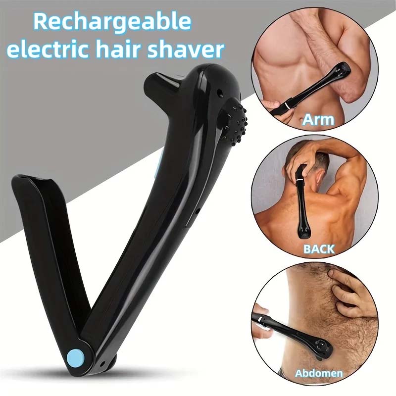 Hair Care Long Hair - Elektrischer Rücken- und Körpertrimmer mit abnehmbarem