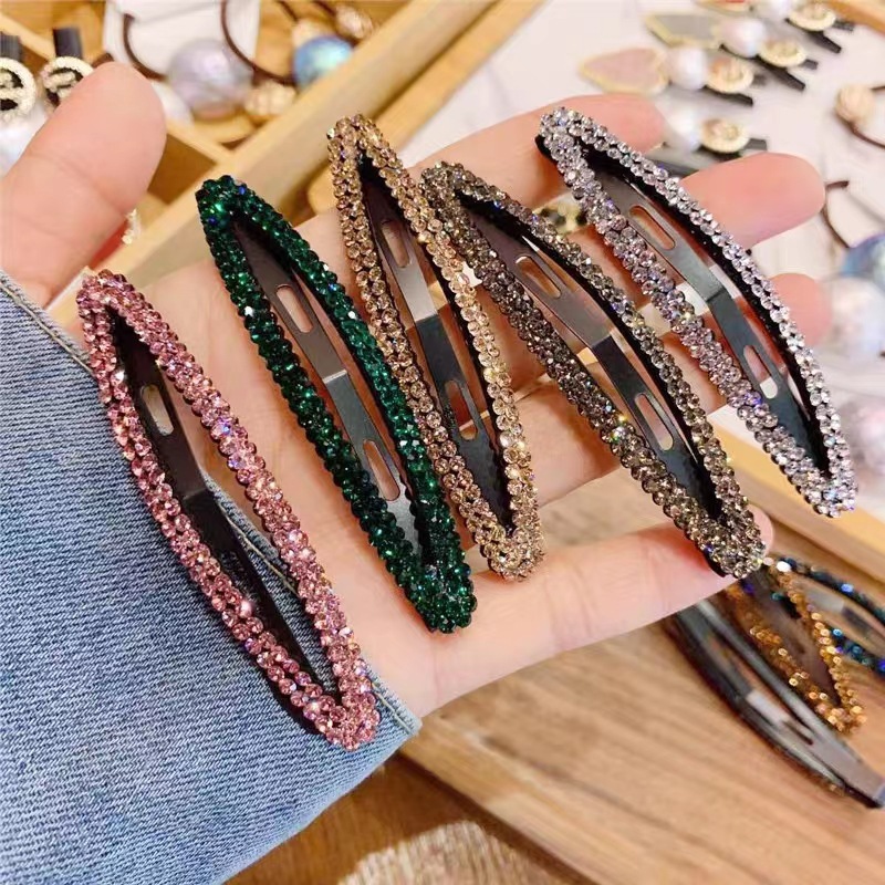 Bobby Pin Bulk - Strass-Haarspangen-Set, Funkelnde Kristall-Haarnadeln für Frauen und