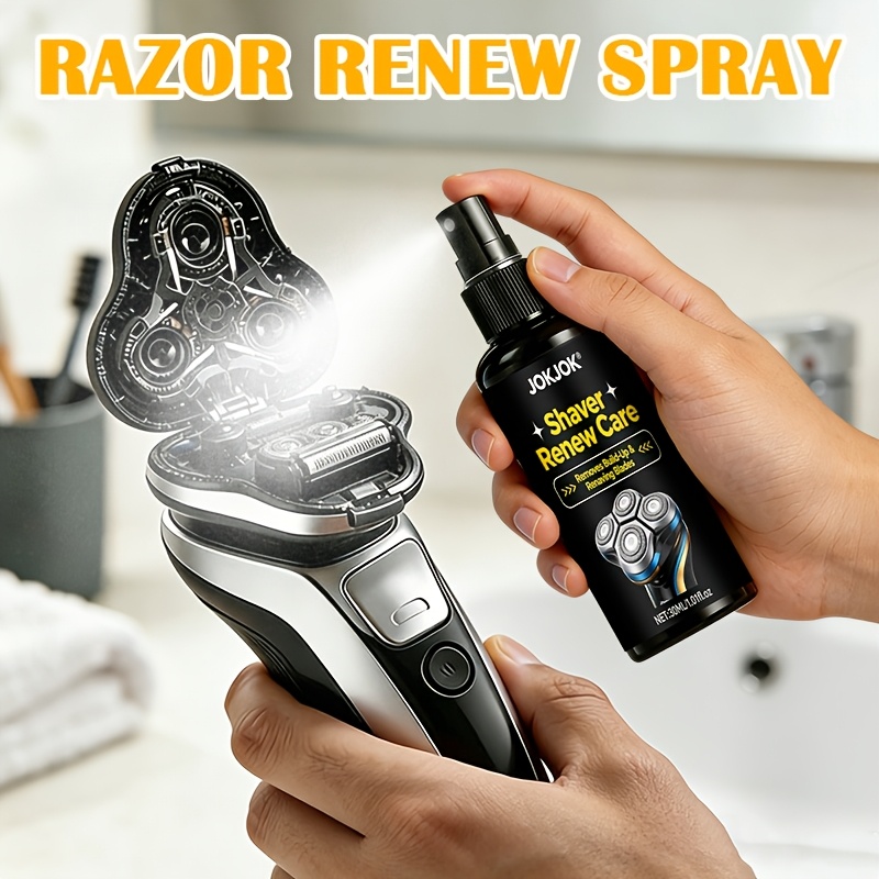 Hair Care Essence Oil Spray - Elektrorasierer-Pflegespray 30ML Schmiermittel Reiniger für Rotationsrasierer