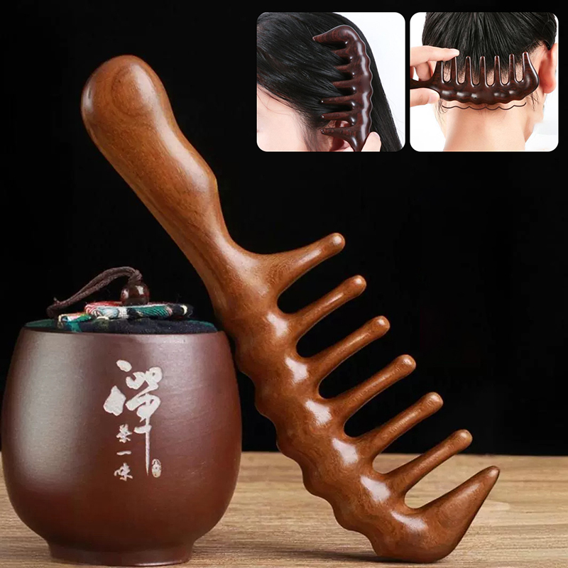 Natürliche Sandelholz Haar Käm – Hair Care Long Hair Bewertung und Preis
