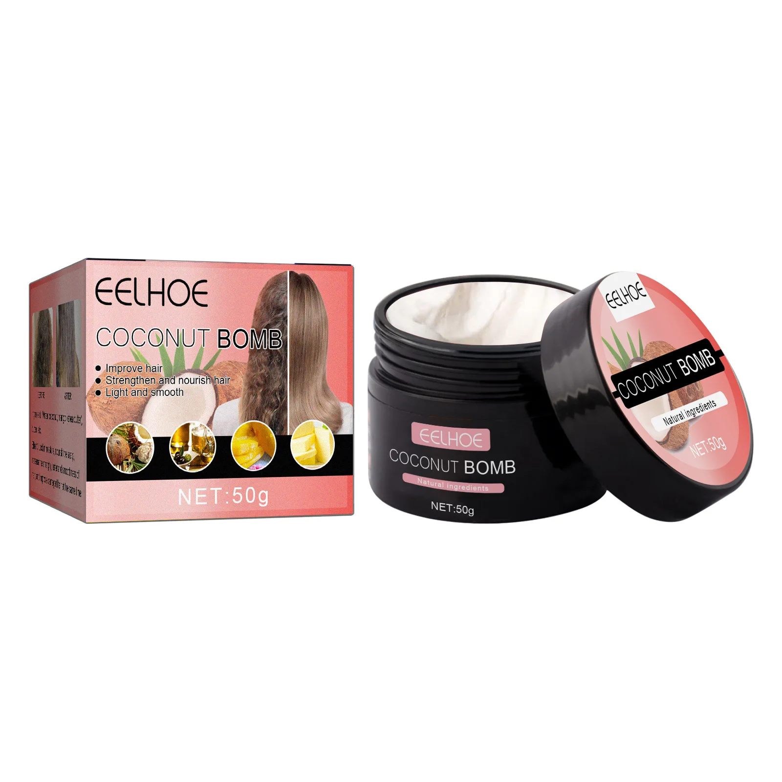 Kokosnuss-Nährende Haarmaske z – Hair Care For Dry And Frizzy Hair Bewertung und Preis