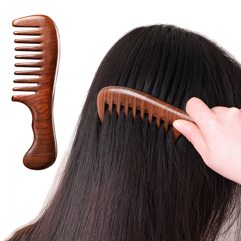 Natürliche Sandelholz Haar Käm – Hair Care Long Hair Bewertung und Preis
