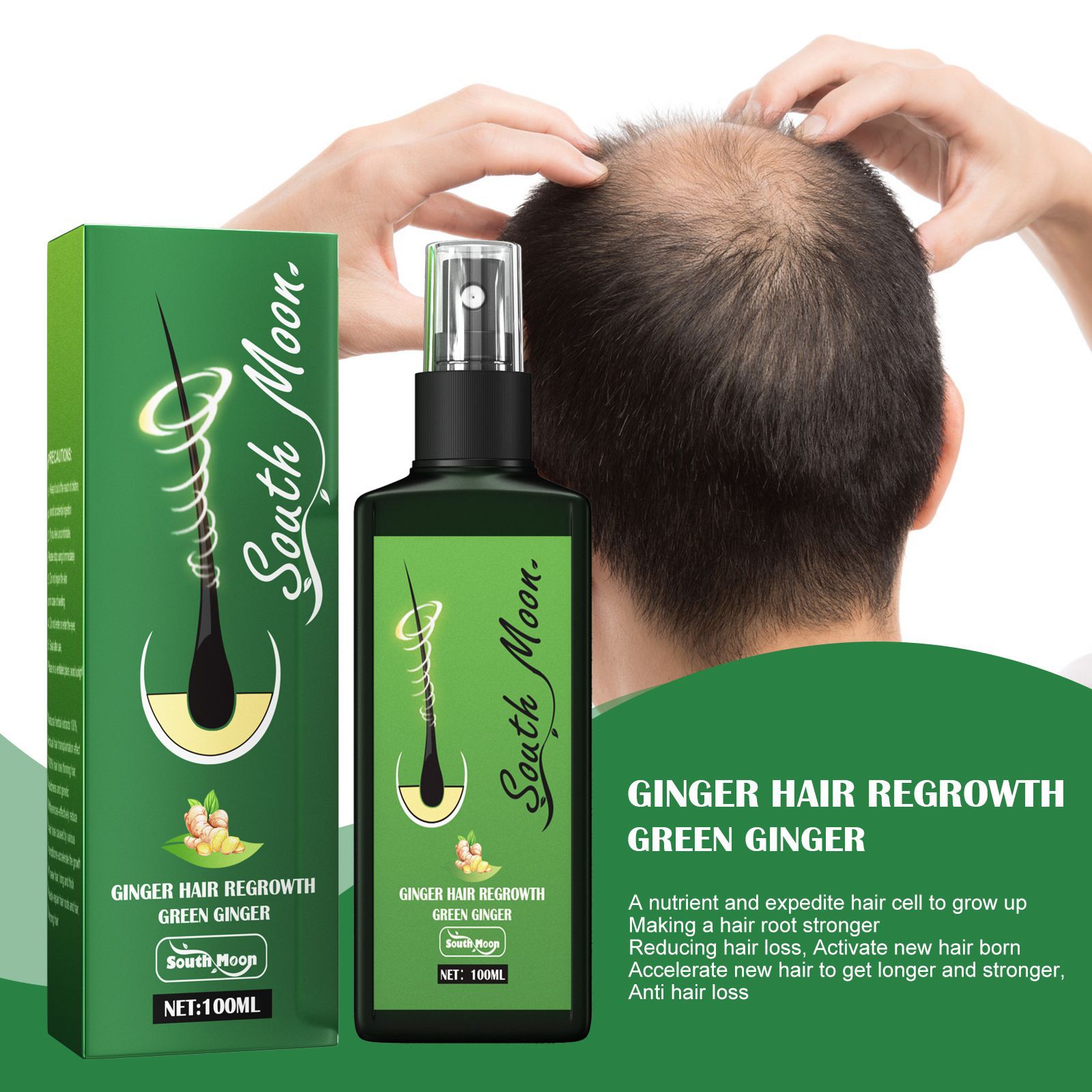 South Moon Ingwer Haarwuchsspr – Hair Care Herbal Bewertung und Preis