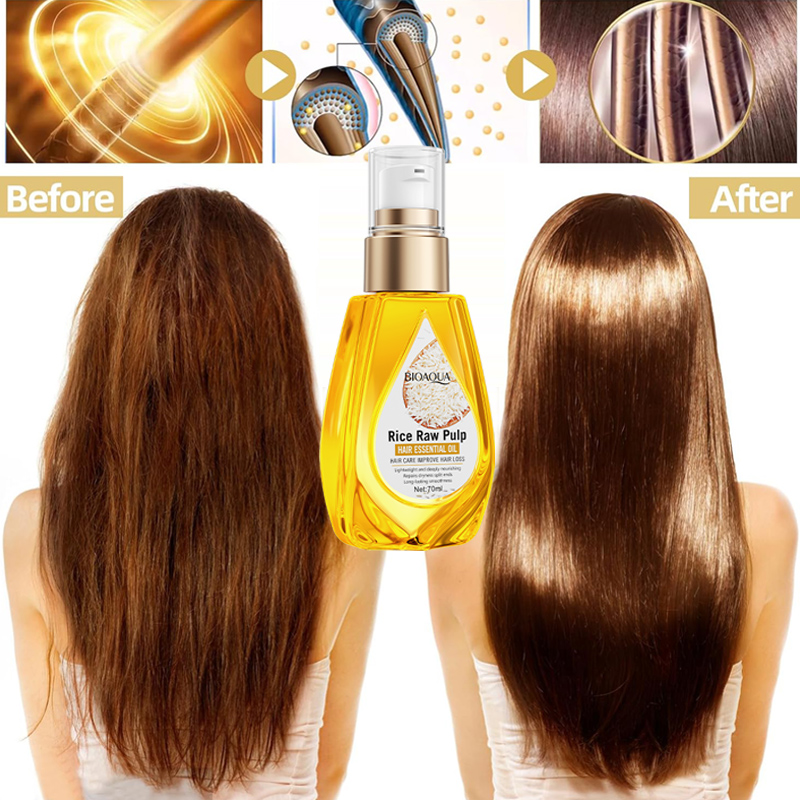 Reispüree-Haarpflegeöl, glätte – Hair Care For Dry And Frizzy Hair Bewertung und Preis