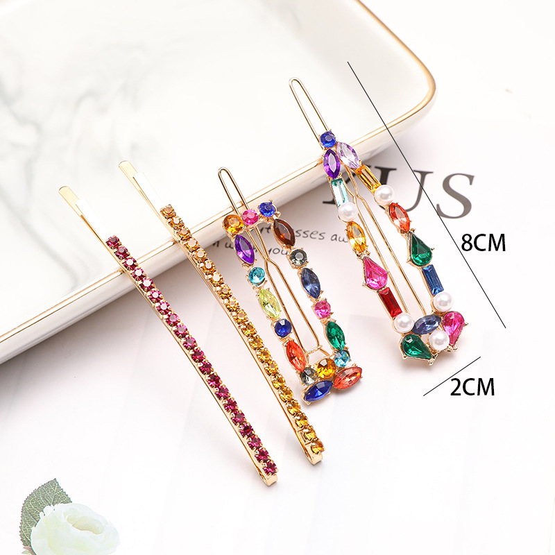 2020 neue Multicolor Kristall  – Bobby Pin Bulk Bewertung und Preis