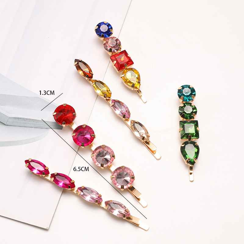 2020 neue Multicolor Kristall  – Bobby Pin Bulk Bewertung und Preis