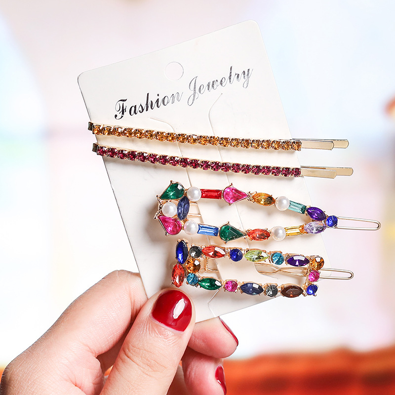 2020 neue Multicolor Kristall  – Bobby Pin Bulk Bewertung und Preis