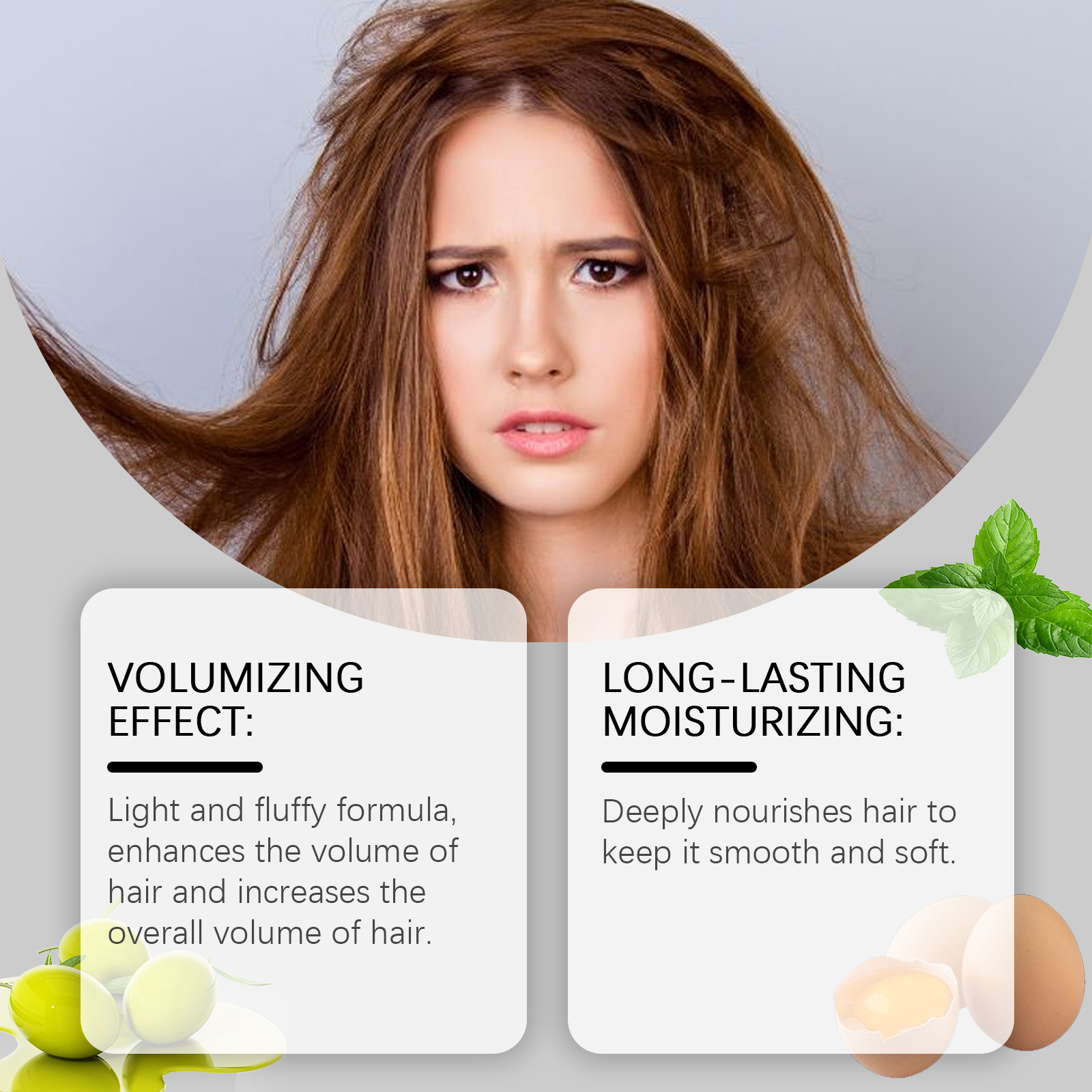 Eierheilmittel-Haaröl stellt w – Hair Care For Dry And Frizzy Hair Bewertung und Preis