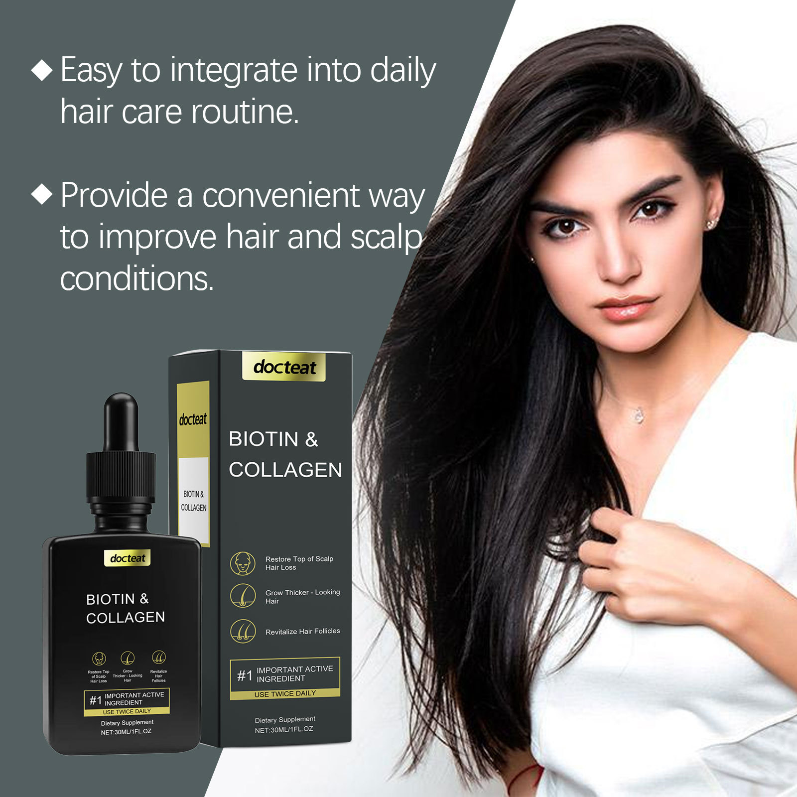 Kollagen-Haarwuchstropfen Hydr – Hair Care For Dry And Frizzy Hair Bewertung und Preis
