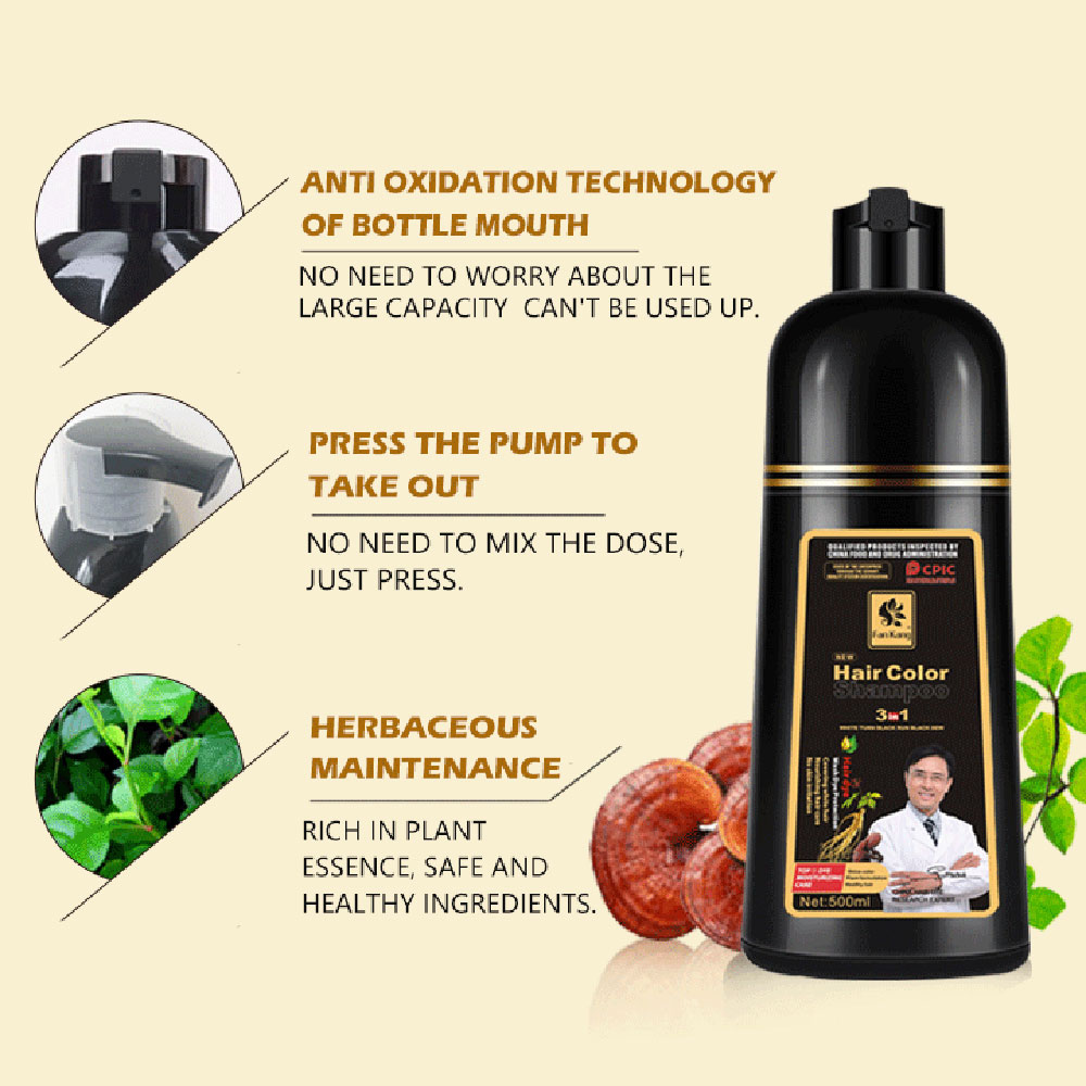 3-in-1-Sofort-Färbeshampoo, na – Hair Care Herbal Bewertung und Preis
