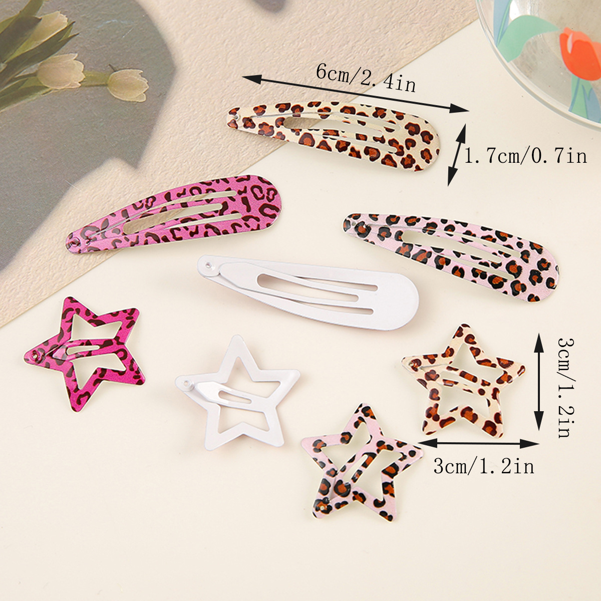 Einfache Leopardenmuster Haarn – Bobby Pin Bulk Bewertung und Preis