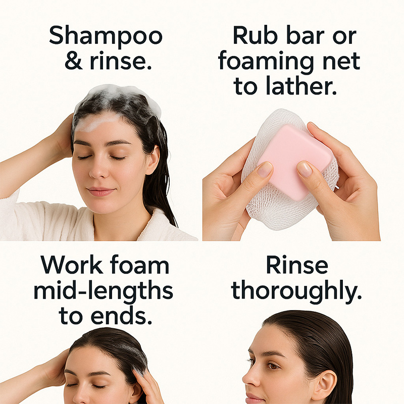 Rizinusöl-Conditioner-Seifenst – Hair Care For Dry And Frizzy Hair Bewertung und Preis