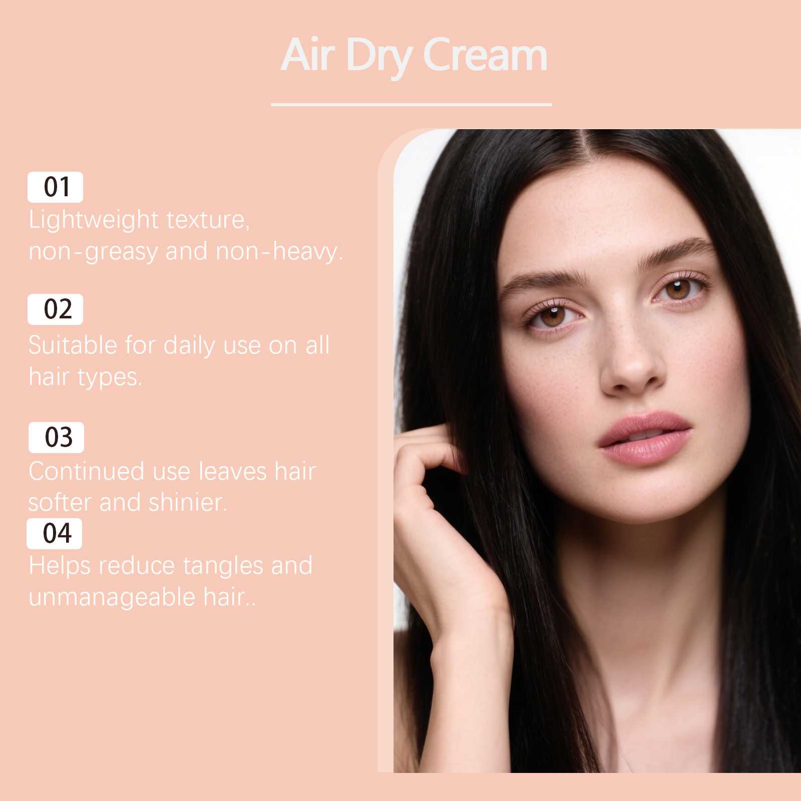 Lufttrocknende Glättungscreme  – Hair Care For Dry And Frizzy Hair Bewertung und Preis